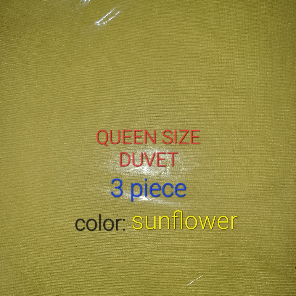Duvet/ comforter cover with 2 pillowcases QUEEN size